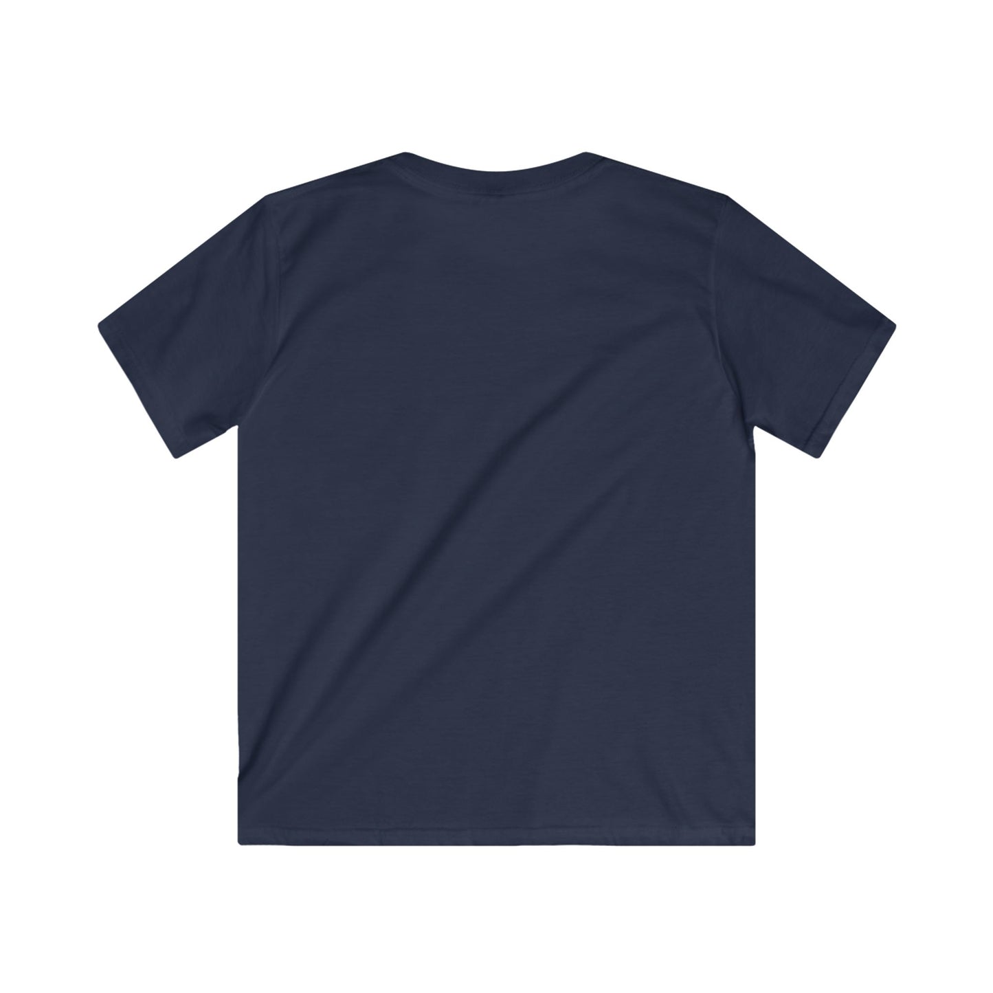 Navy Blue Kids Softstyle Blank Tee