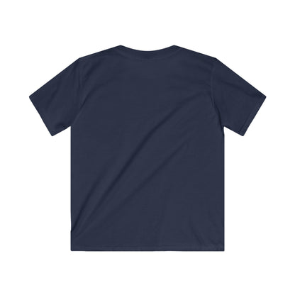 Navy Blue Kids Softstyle Blank Tee