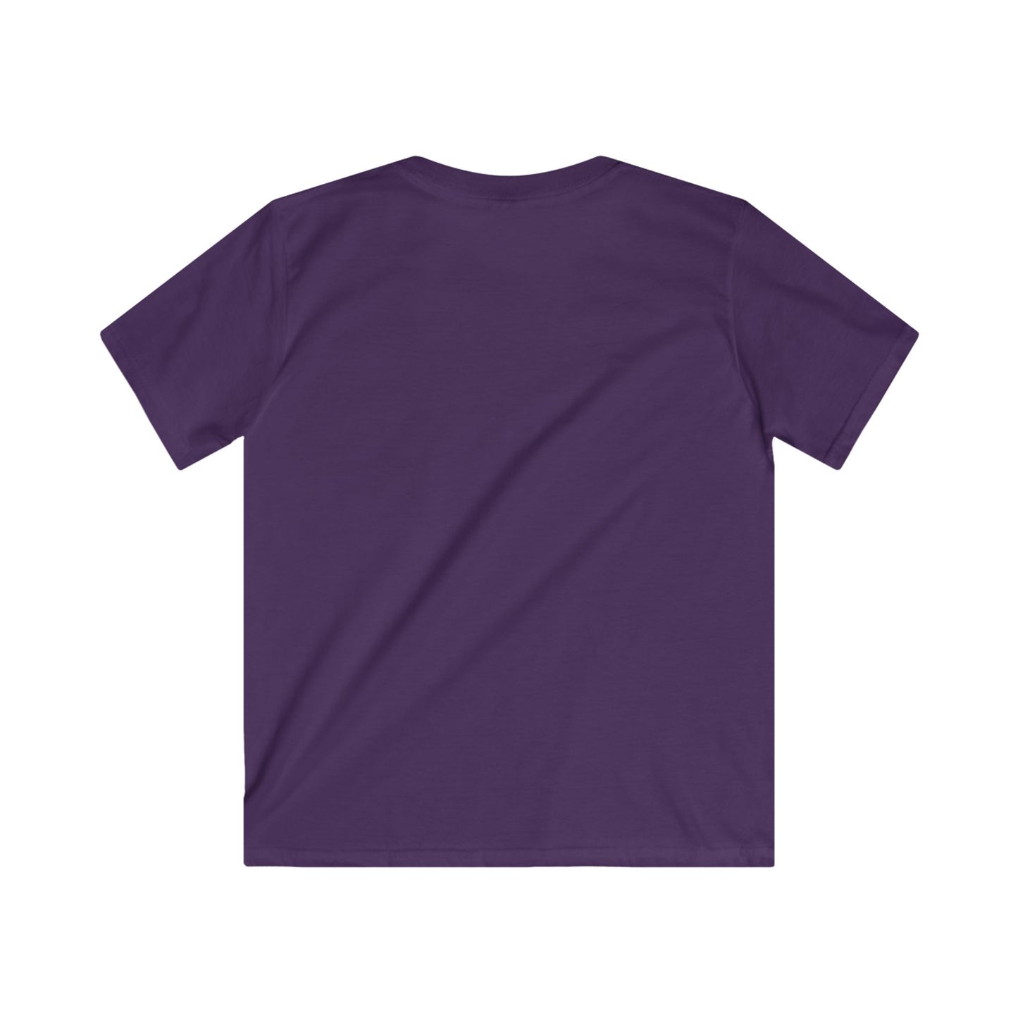 Purple Kids Softstyle Blank Tee