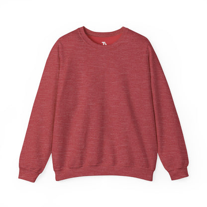 Heather Sport Scarlet Red Unisex Heavy Blend™ Blank Crewneck Sweatshirt