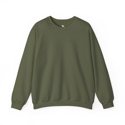 Military Green Unisex Heavy Blend™ Blank Crewneck Sweatshirt