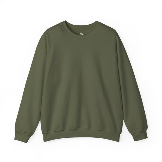 Military Green Unisex Heavy Blend™ Blank Crewneck Sweatshirt