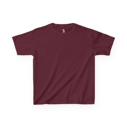 Maroon Red Kids Heavy Cotton™ Blank Tee